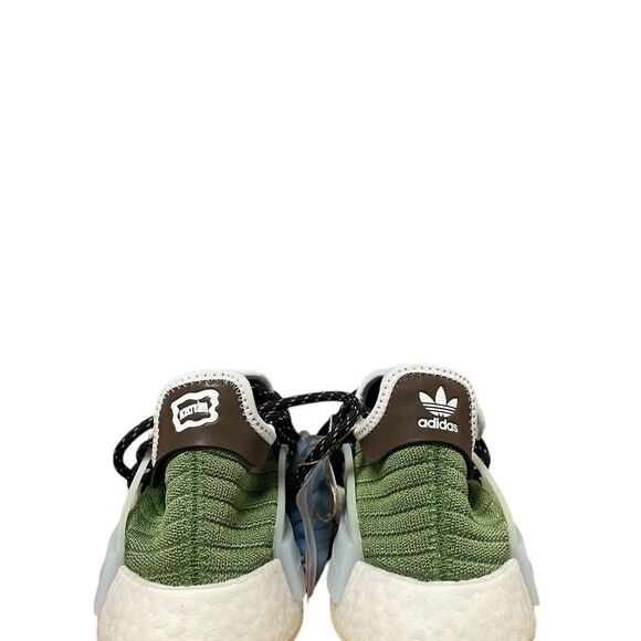 Adidas NMD HU Pharrell BBC Men’s Size 8-8.5 Running Shoe Green White Sneaker - Picture 5 of 10